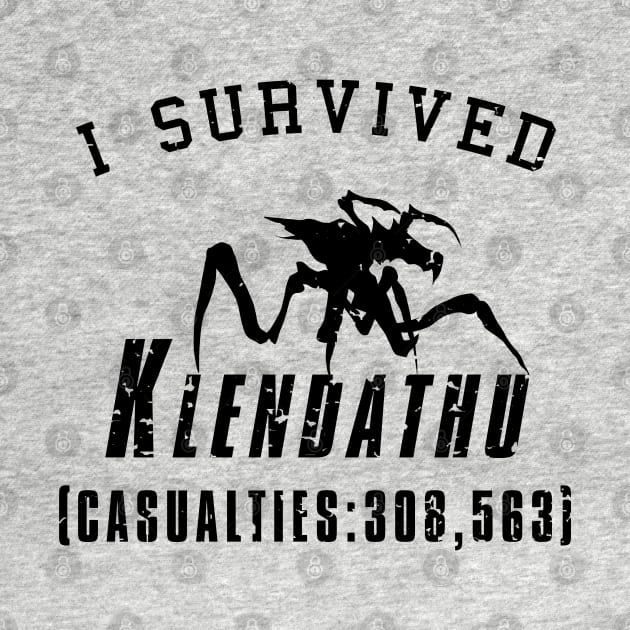 I Survived Klendathu - black by CCDesign